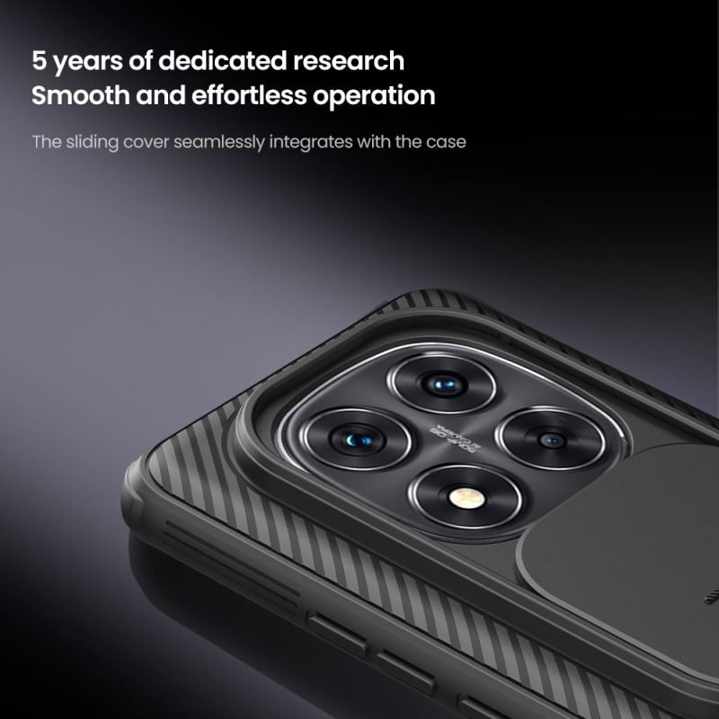 Nillkin CamShield PRO hátlap Xiaomi Redmi Note 14 Pro+ 5G fekete színű Xiaomi Redmi Note 14 Pro+ 5G számára