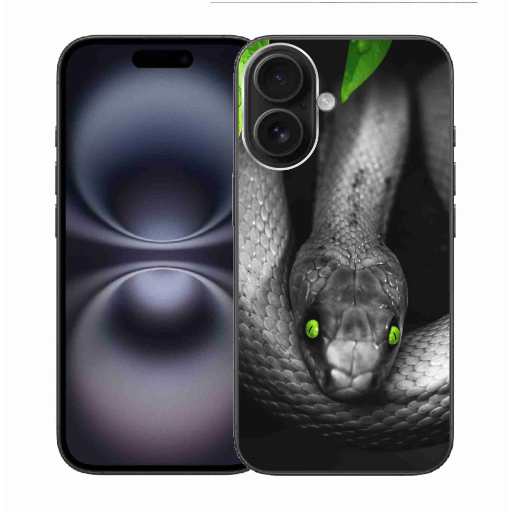 Zselés borítás mmCase iPhone 16 készülékhez - kígyó