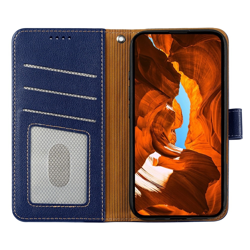 Csatos könyvtáska Xiaomi Redmi 15 5G - kék