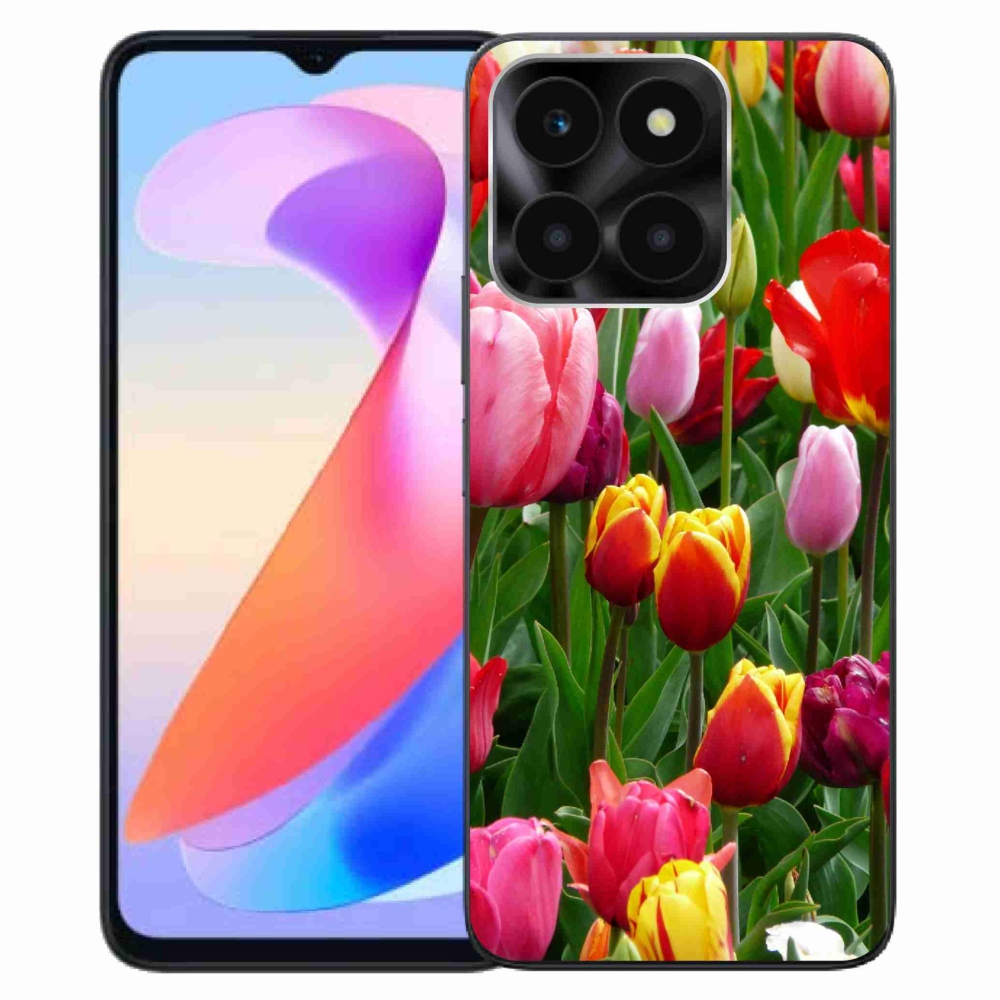 Zselés borítás mmCase a Honor X6a készülékhez - tulipánok