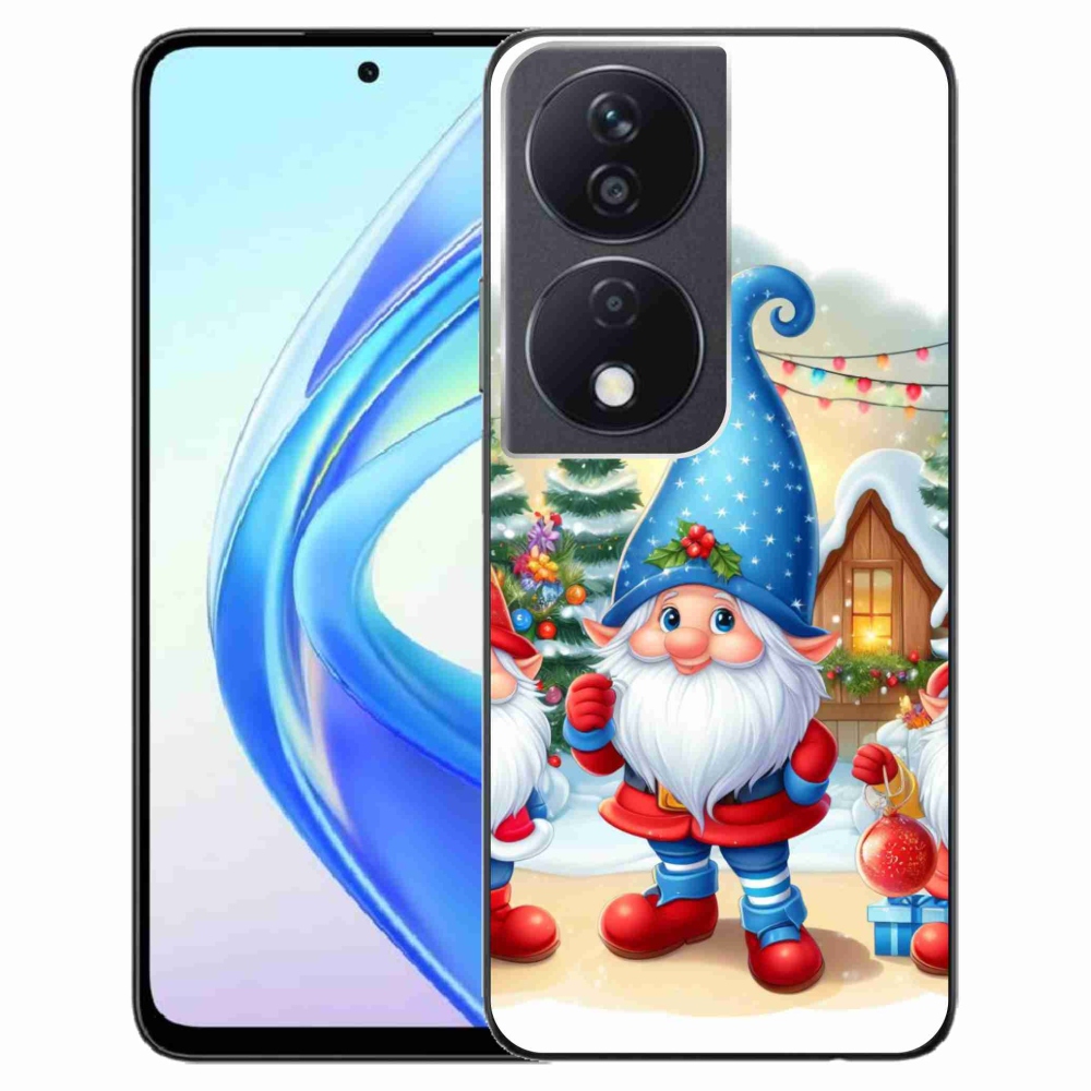 Zselés borítás mmCase a Honor X7b/Honor 90 Smart készülékhez - Karácsonyi manók