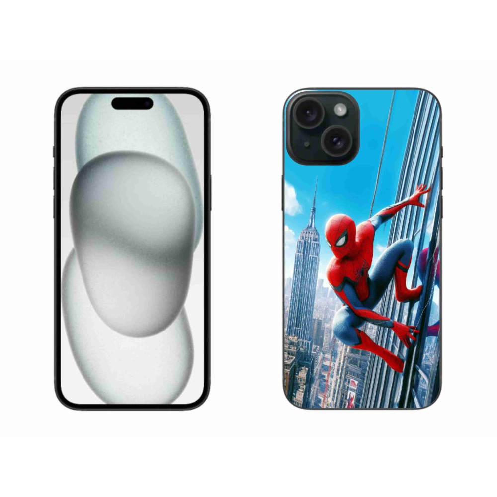 Gél borítás mmCase iPhone 15 Plus készülékhez - pókember