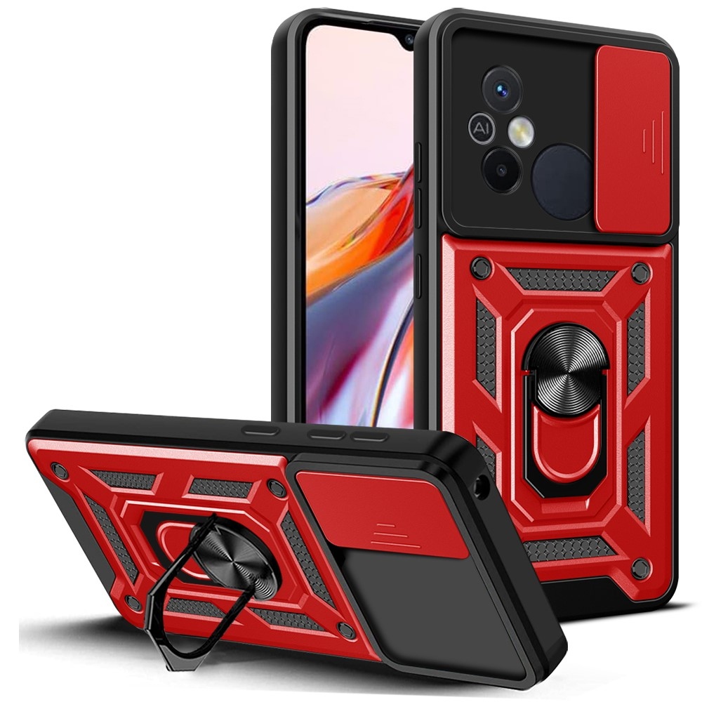Csúszásálló borítás Xiaomi Redmi 12C-hez - piros
