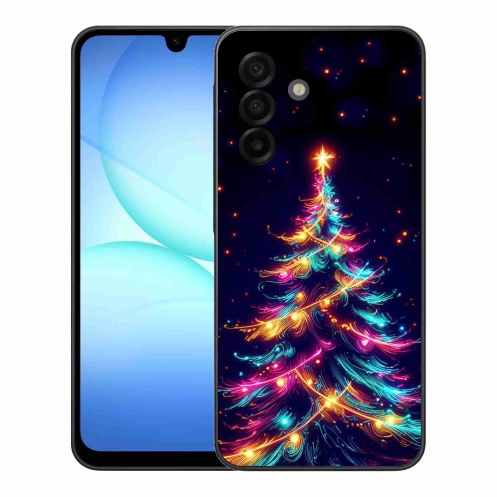 Gél borítás mmCase Samsung Galaxy A17 5G - neon karácsonyfa - Samsung Galaxy A17 5G számára