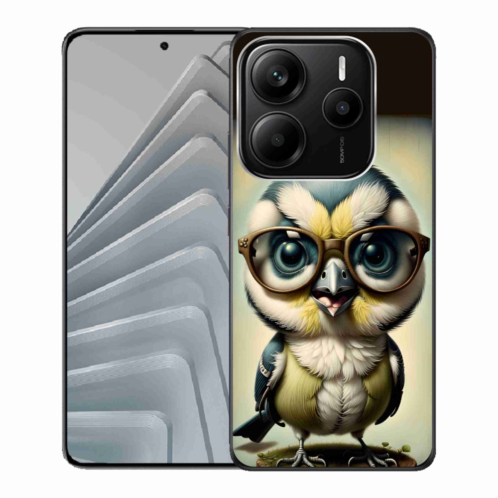 Gél borítás mmCase a Xiaomi Redmi Note 14 5G - kölyök szemüveggel