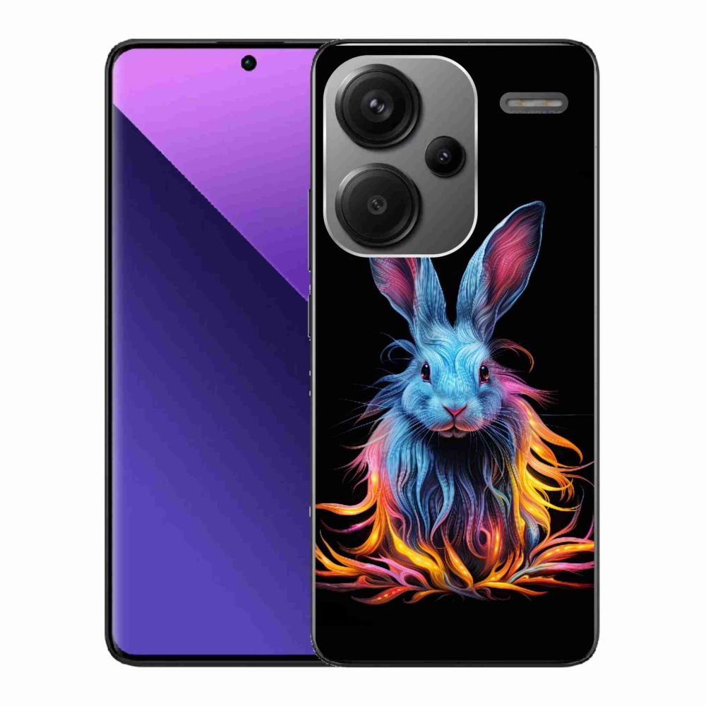 Gél borítás mmCase a Xiaomi Redmi Note 13 Pro+ 5G számára - absztrakt nyúl