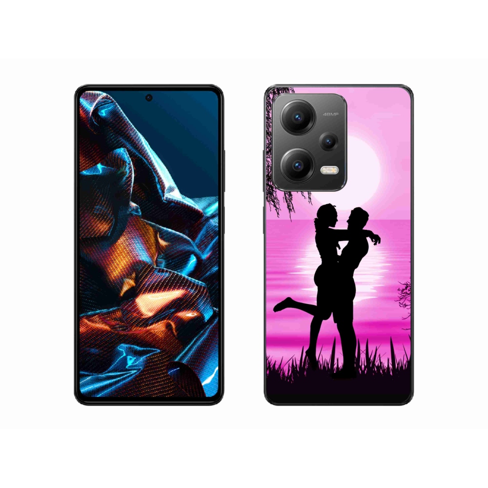 Gél tok mmCase a Xiaomi Redmi Note 12 Pro 5G-hez - naplemente