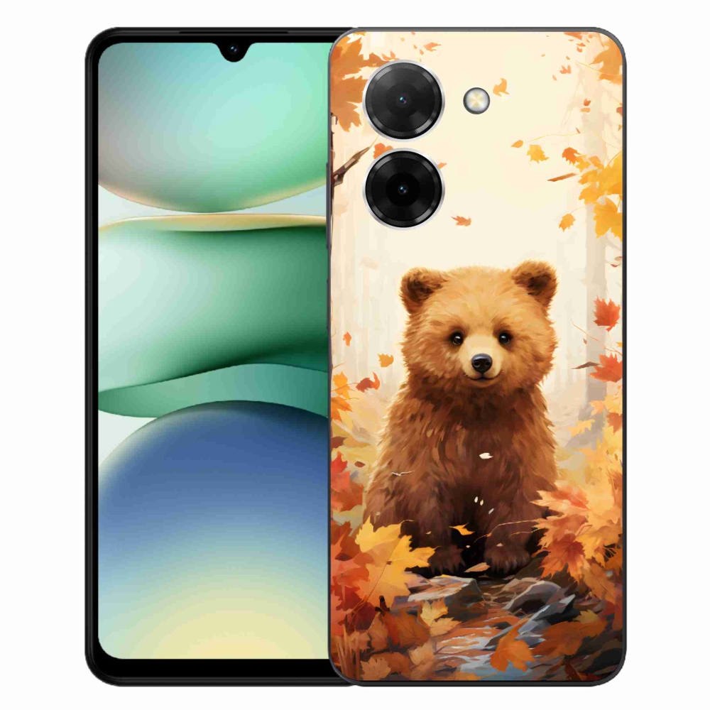 Gél borító mmCase a Xiaomi Redmi A5 (171.7x77.8x8.3mm) - medve az erdőben