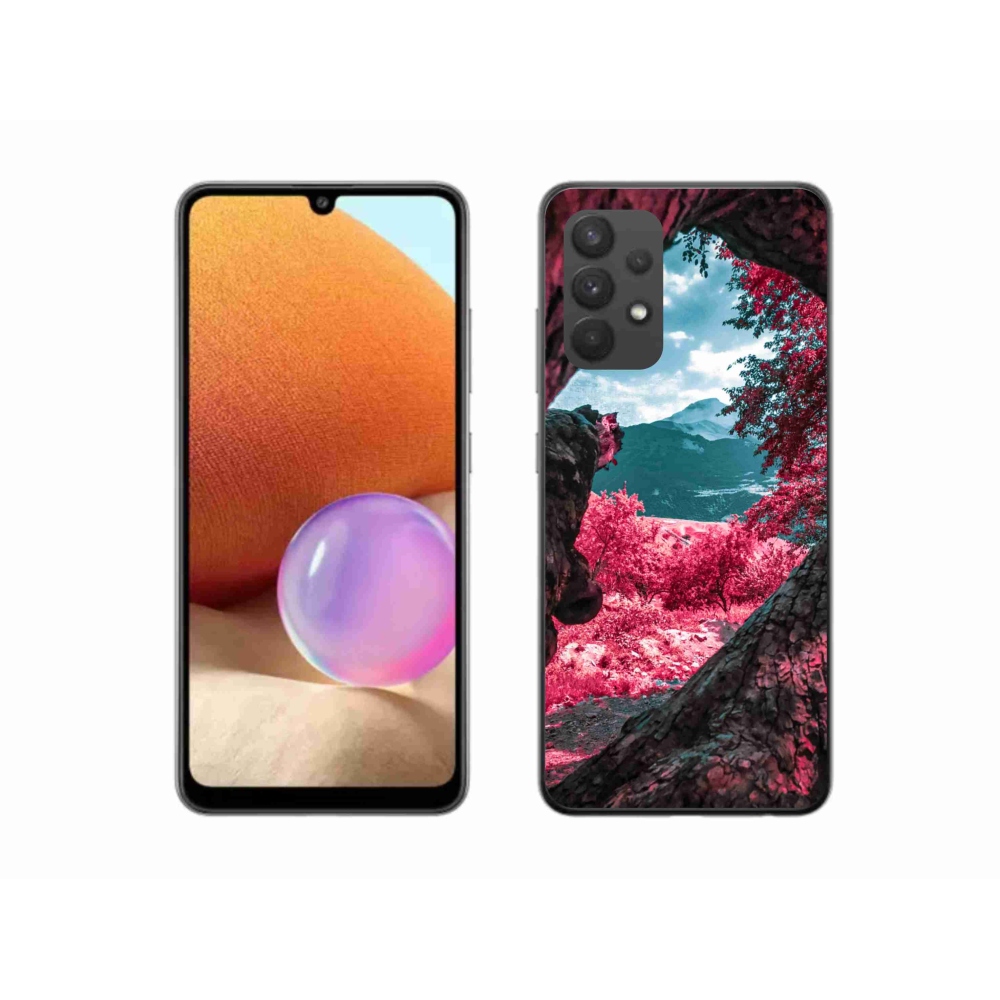 Gél borítás mmCase Samsung Galaxy A32 4G - hegyi kilátás