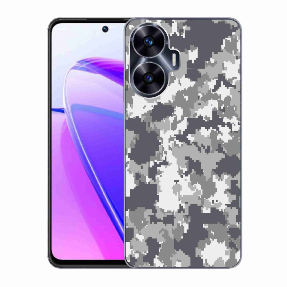 Zselés borítás mmCase a Realme C55 készülékhez - álcázó minta 2