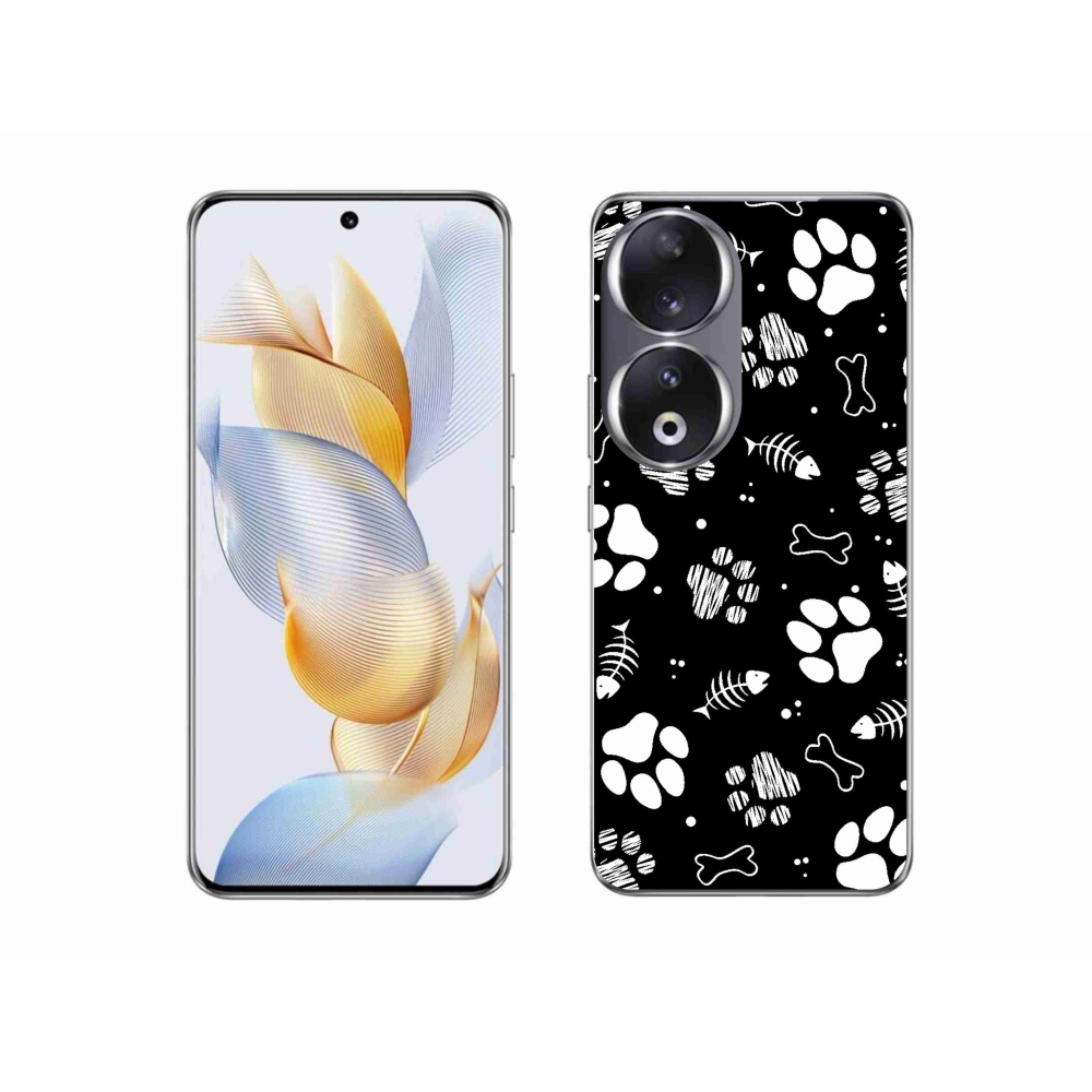 Zselés borítás mmCase a Honor 90 - kutyamancsokhoz