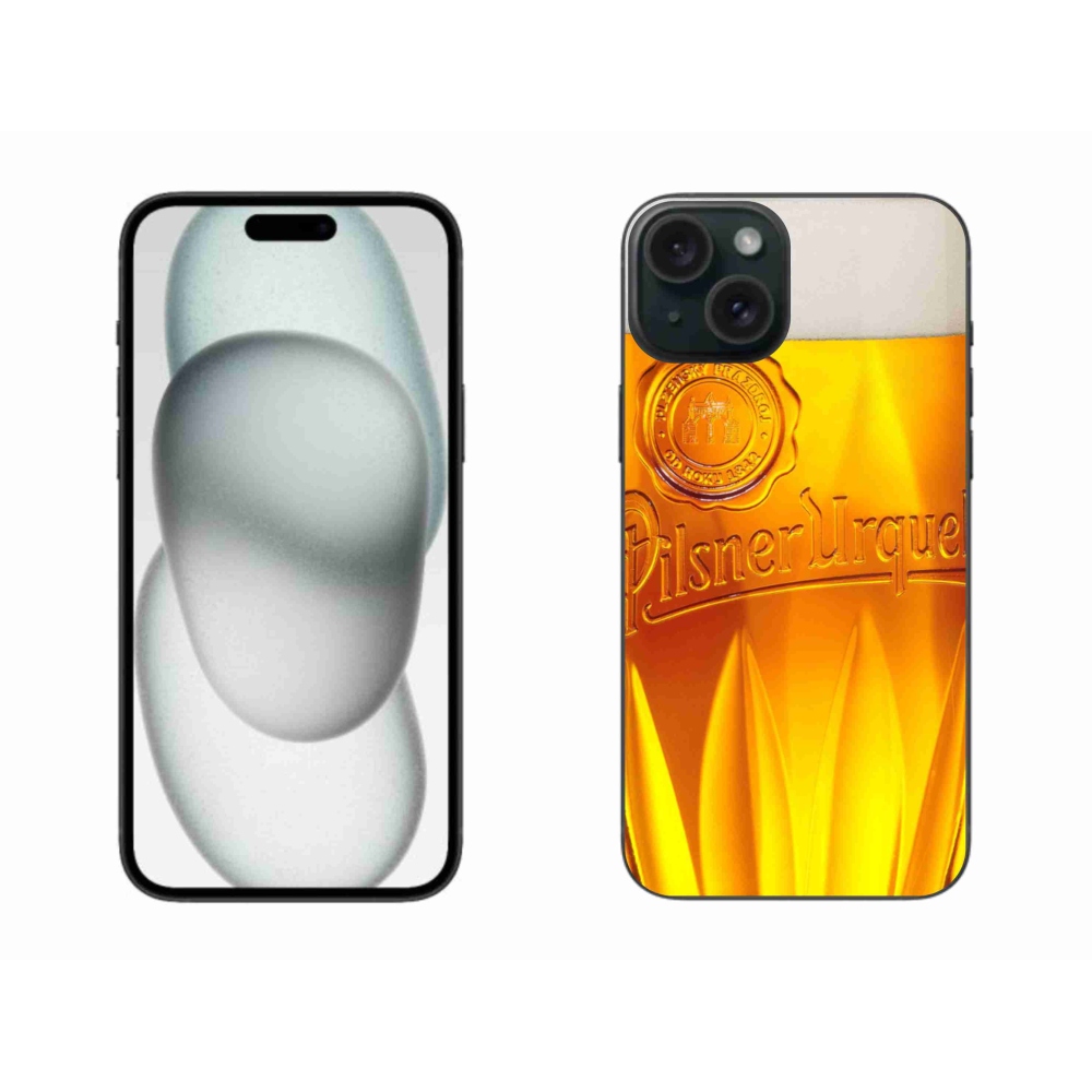 Zselés borítás mmCase iPhone 15 Plus készülékhez - sör