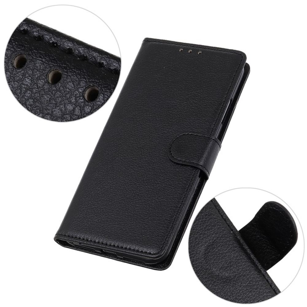 Litchie könyvtáska Xiaomi 15 Ultra - fekete
