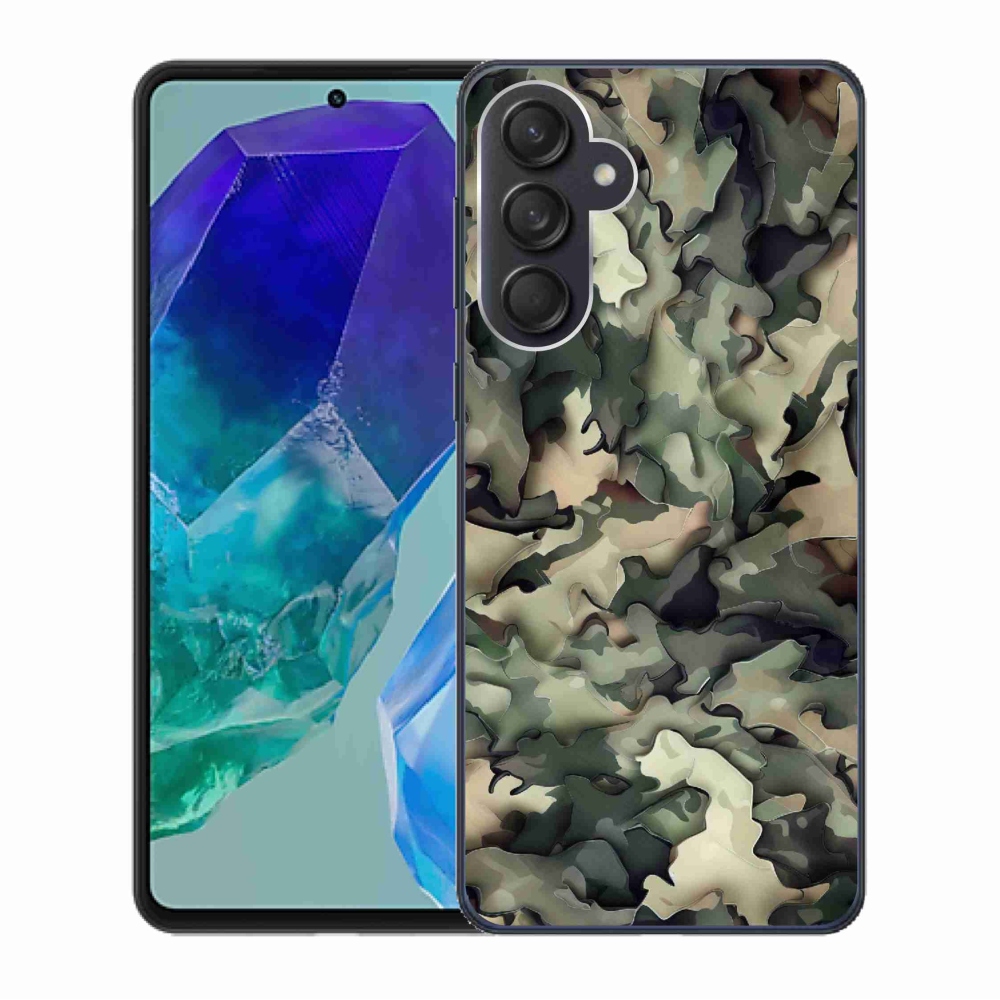 Gél védőhuzat mmCase Samsung Galaxy M55 5G - terepszínű mintázat 9