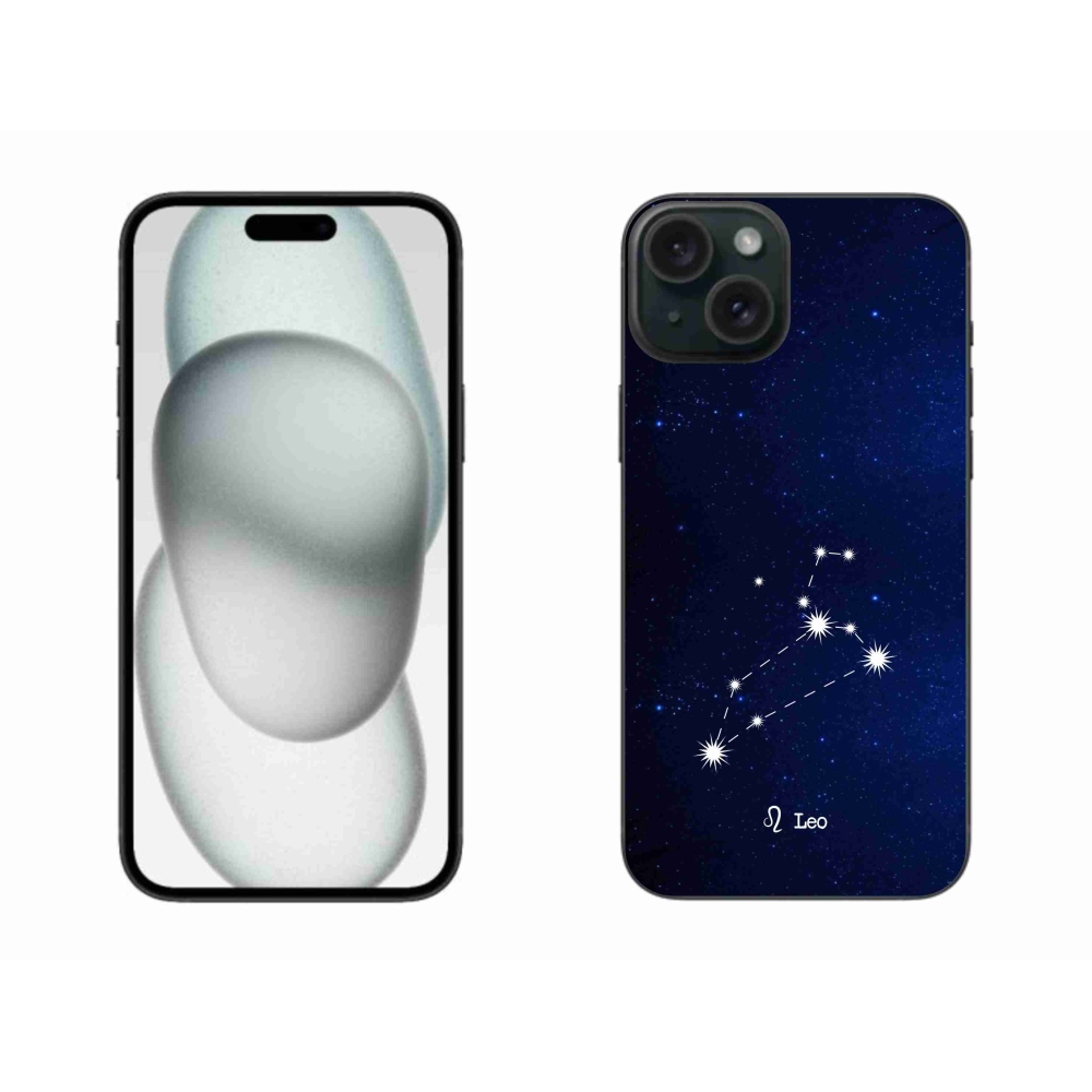 Zselés borítás mmCase iPhone 15 Plus készülékhez - Oroszlán csillagkép