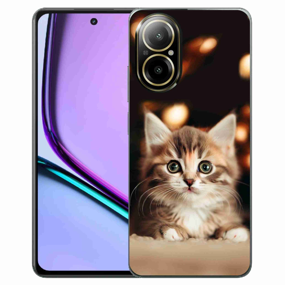 Gél borítás mmCase a Realme C67 készülékhez - aranyos cica 2