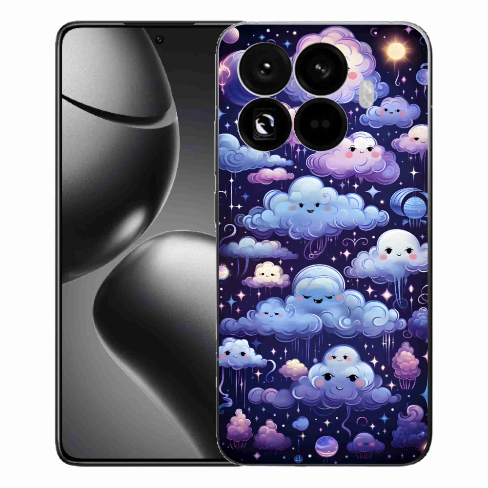 Gél borítás mmCase a Xiaomi 15T Pro számára - felhők