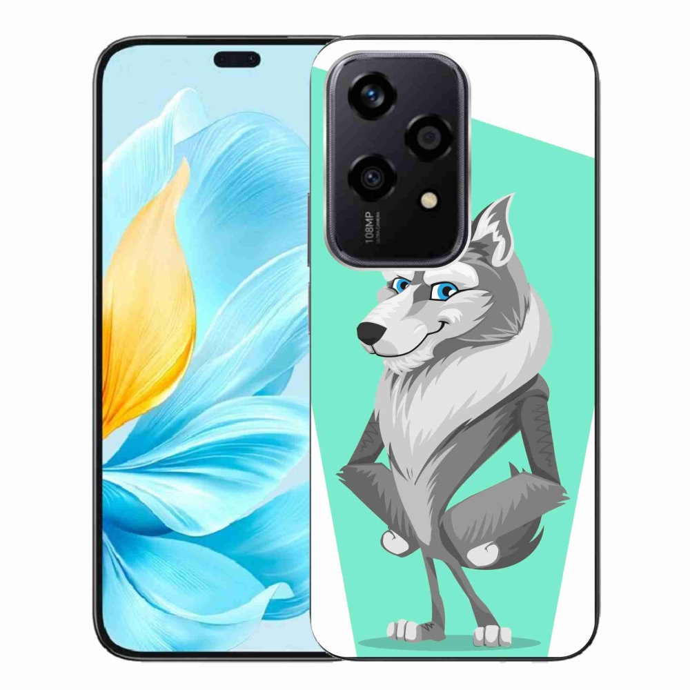 Zselés borítás mmCase a Honor 200 Lite 5G számára - rajzfilmfarkas