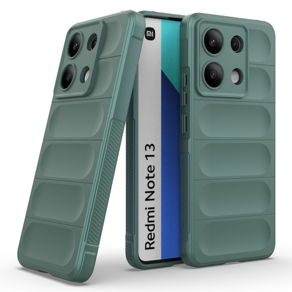 Rugg tartós zselés tok Xiaomi Redmi Note 13-hoz - zöld