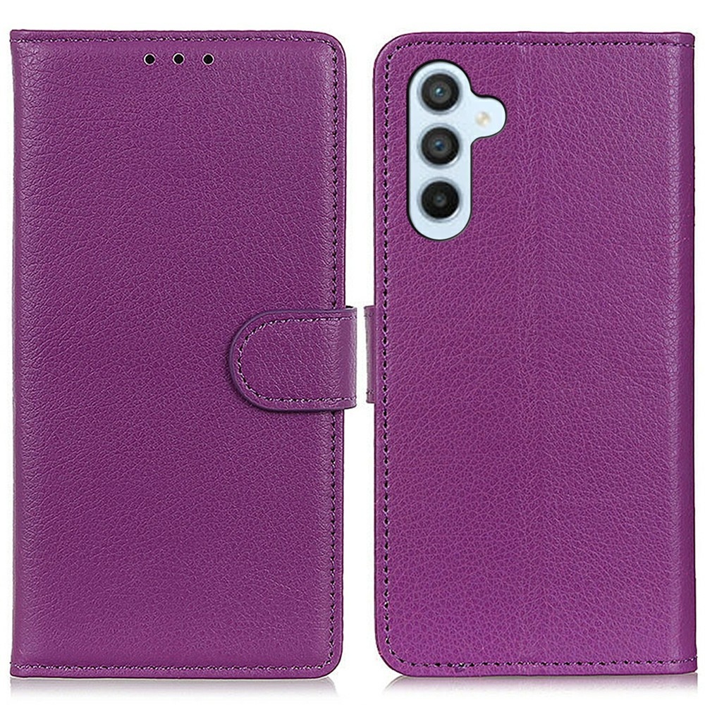 Litchie könyvtáska Samsung Galaxy A56 5G - lila