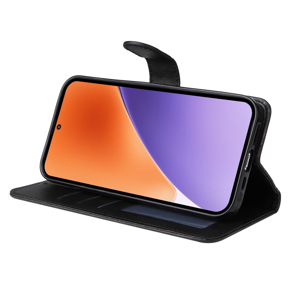Vérrögök könyv tok Xiaomi 15 - fekete