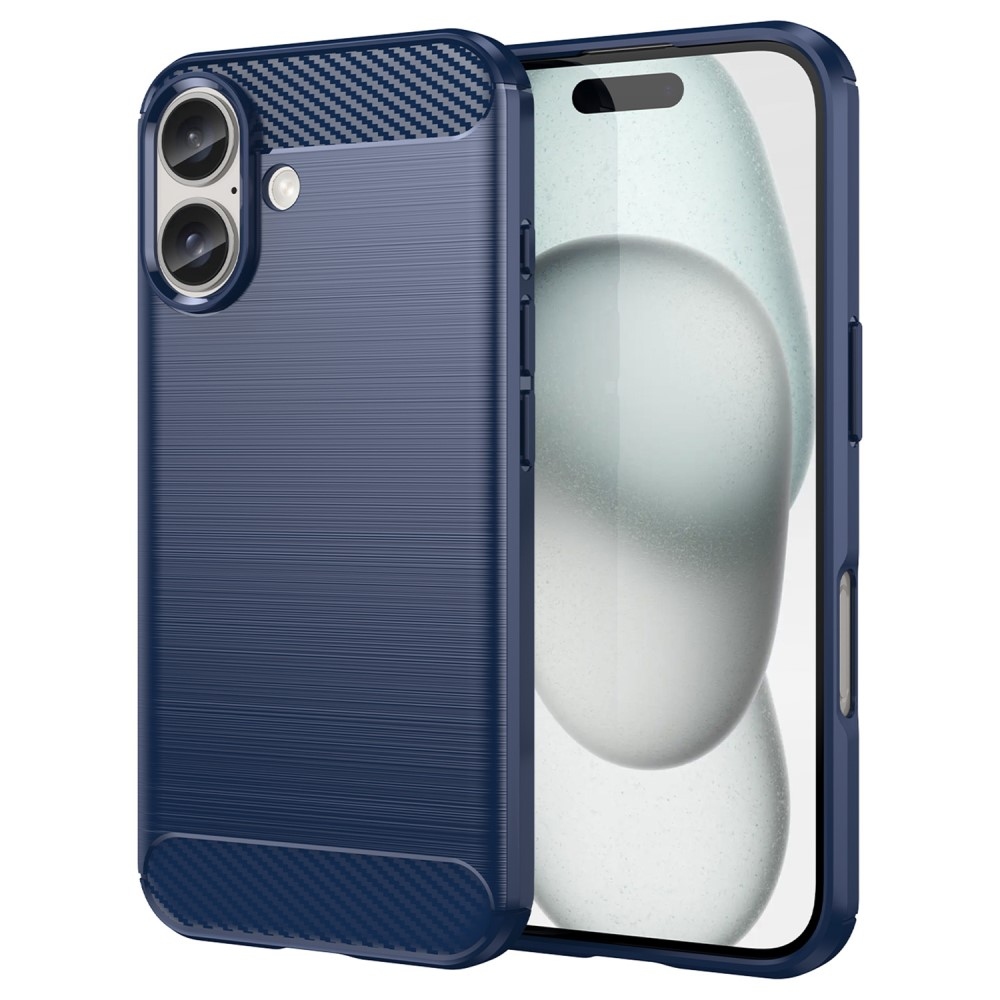 Szénálló zselés tok iPhone 16 készülékhez - kék