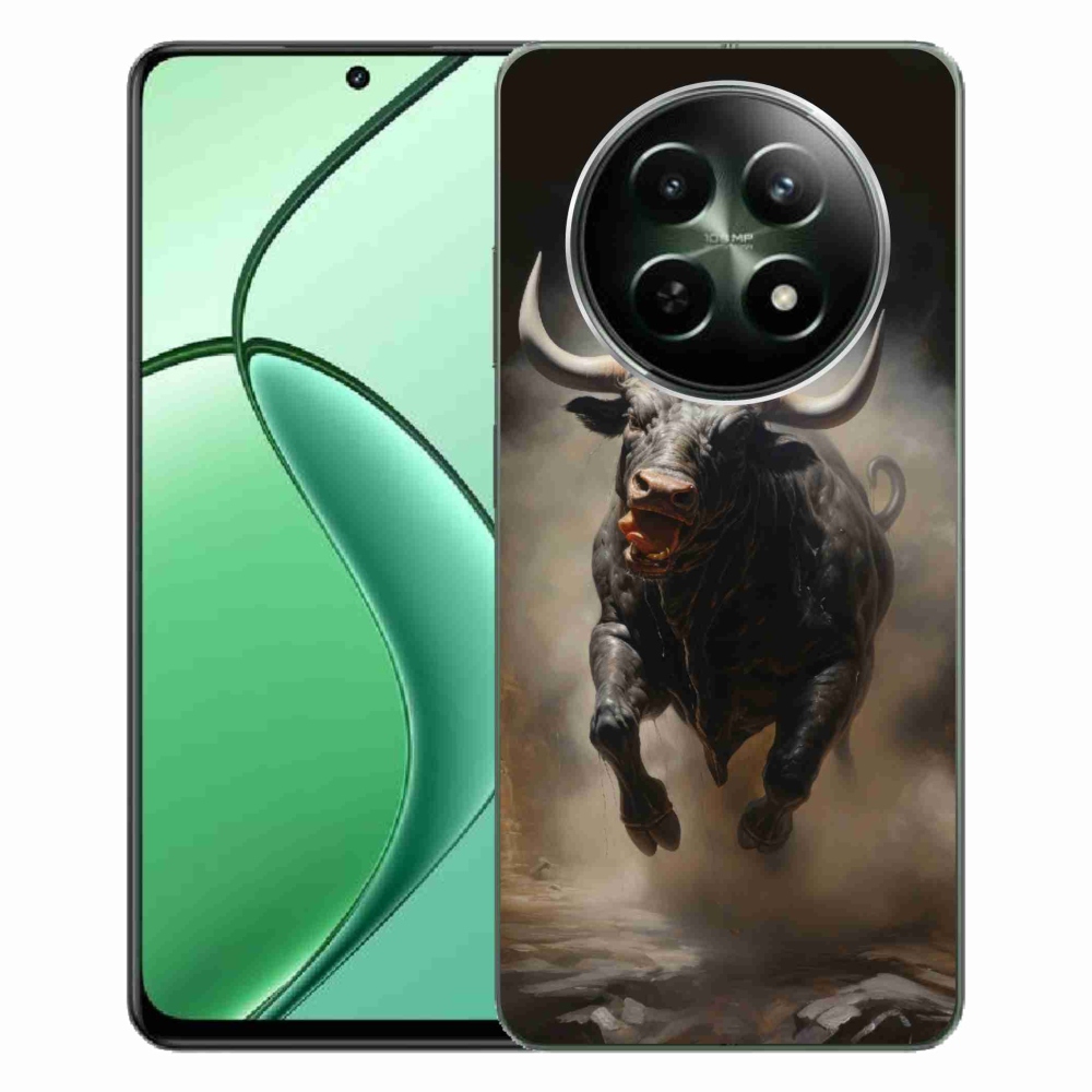 Zselés borítás mmCase a Realme 12 5G/12x 5G készülékhez - dühös bika