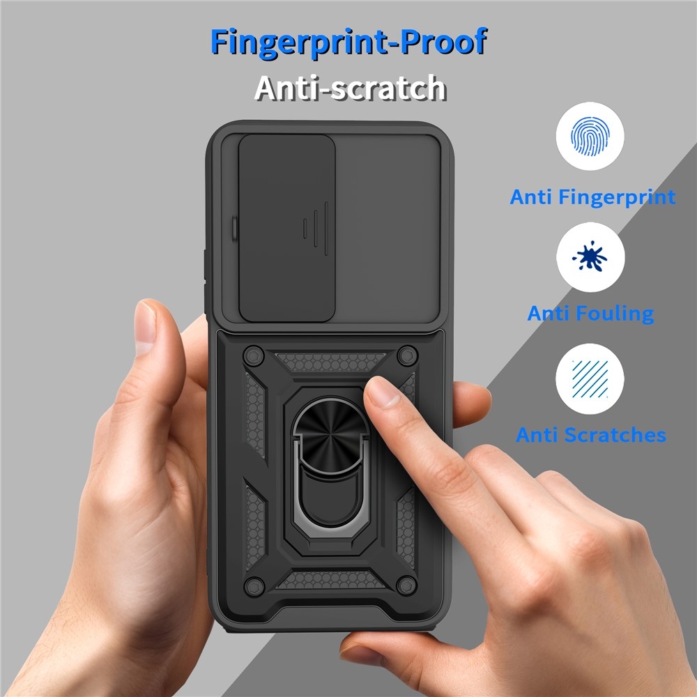 Tartós csúszásbiztos borítás Xiaomi Redmi 15 4G (171mm) - fekete