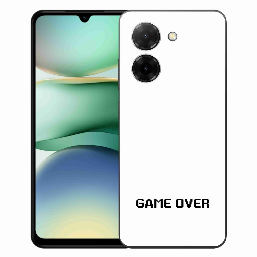 Gél borító mmCase a Xiaomi Redmi A5 (171.7x77.8x8.3mm) - játék fehér háttérrel