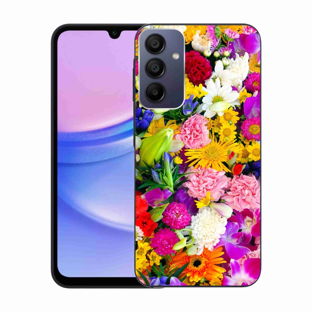 Gél borítás mmCase Samsung Galaxy A15 4G/5G - virágok 12
