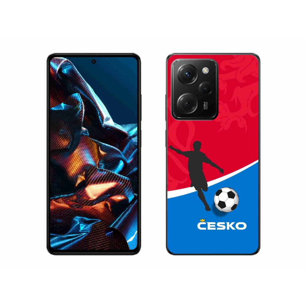 Gél borítás mmCase a Xiaomi Poco X5 Pro 5G-hez - futball Csehország