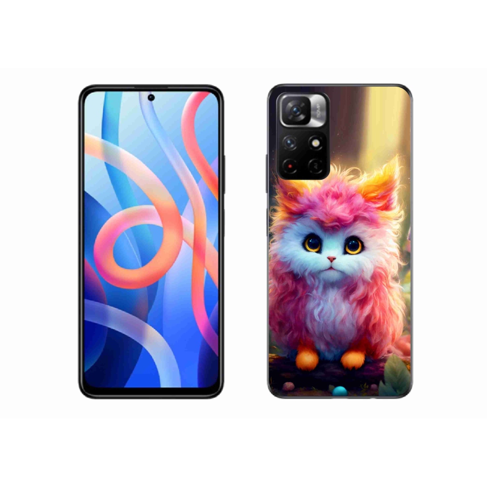 Gél borító mmCase a Xiaomi Redmi Note 11S 5G számára - aranyos cica 5