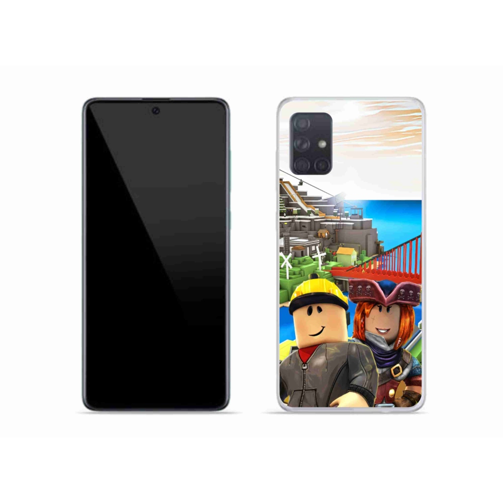 Zselés borítás mmCase Samsung Galaxy A51 készülékhez - roblox 1