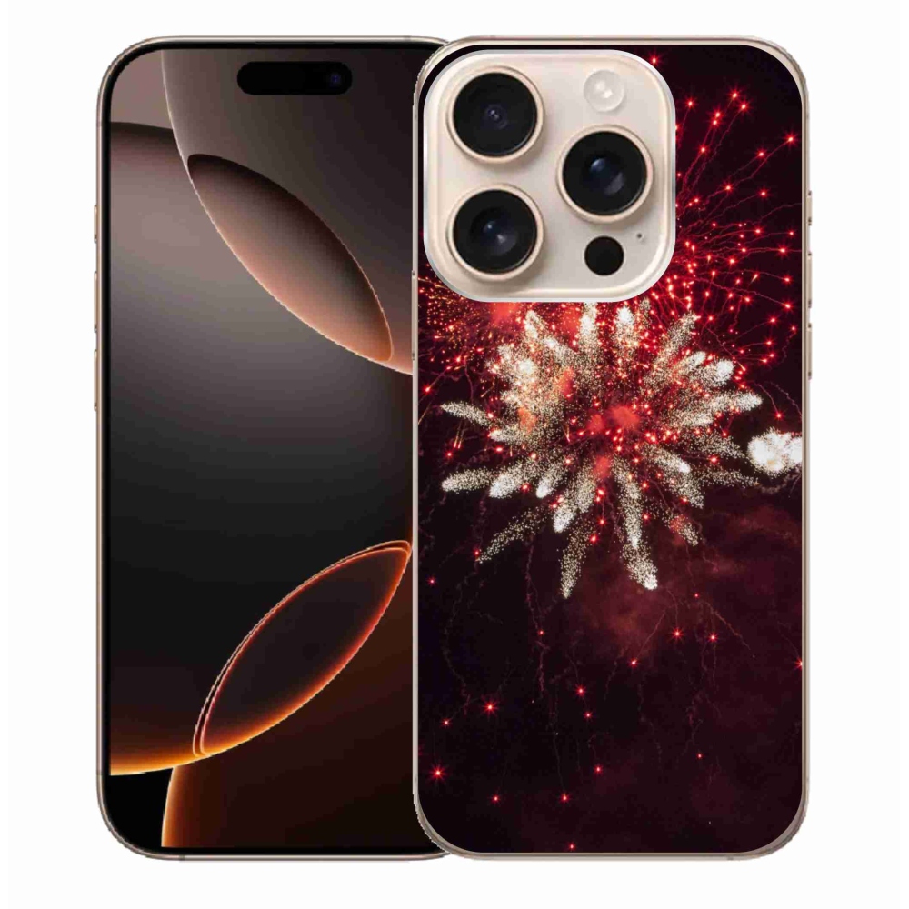 Zselés borítás mmCase iPhone 16 Pro Max készülékhez - tűzijáték