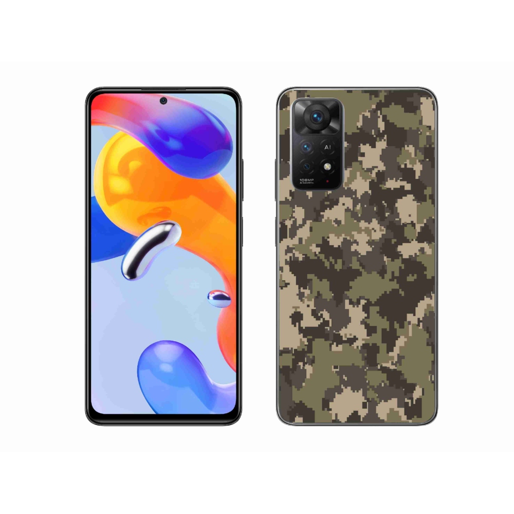 Gél borítás mmCase a Xiaomi Redmi Note 11 Pro 4G/5G számára - terepszínű minta 12