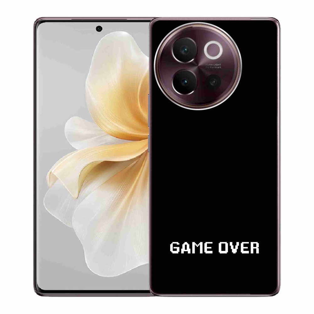 Gél borító mmCase a Vivo V40 Lite 5G-n - játék fekete háttérrel