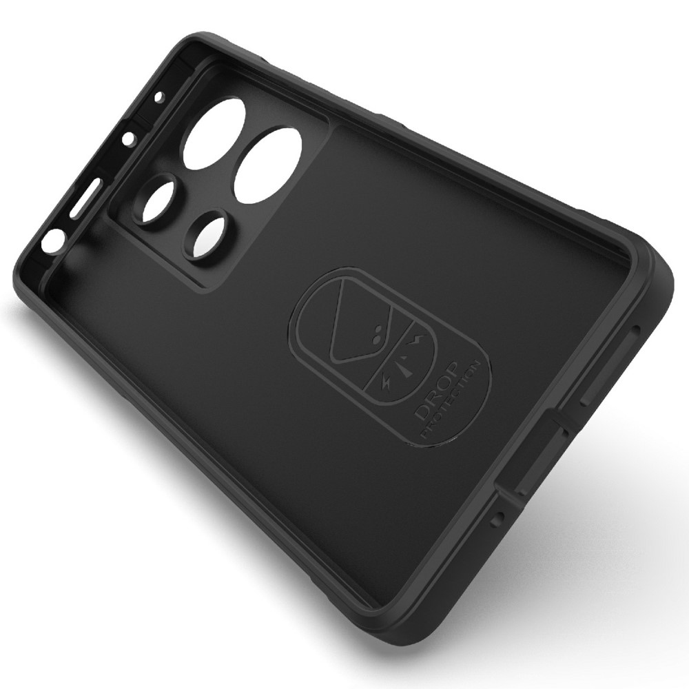 Rugg tartós zselés tok Xiaomi Redmi Note 14S-hez - fekete
