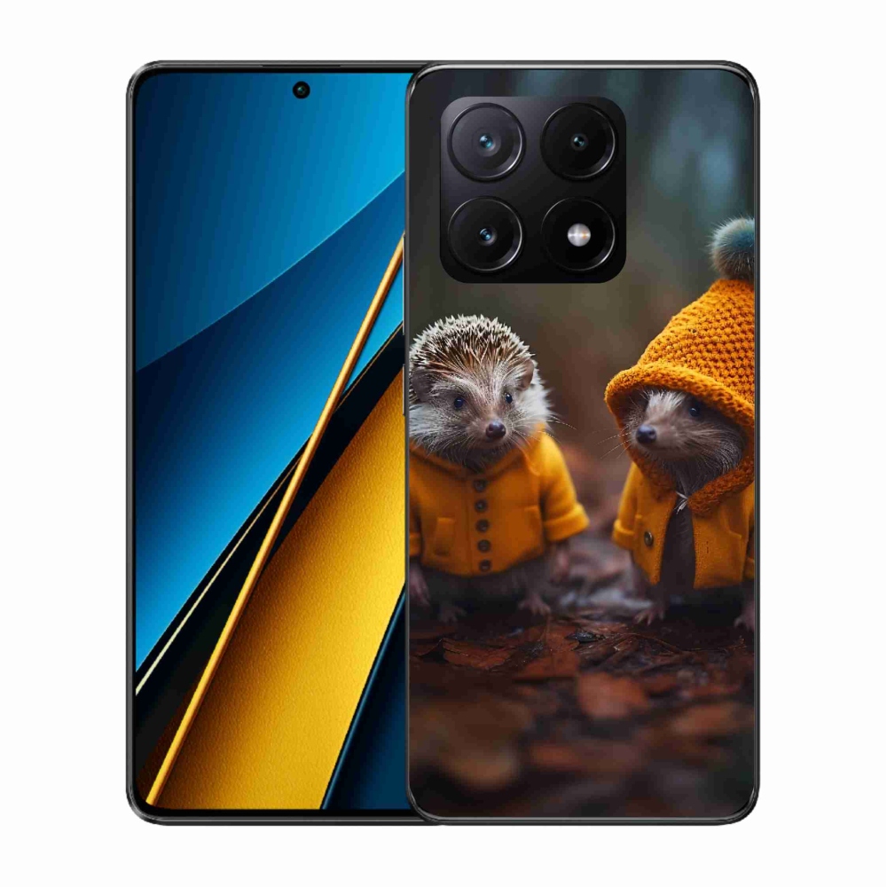 Gél borítás mmCase a Xiaomi Poco X6 Pro 5G-hez - sündisznók