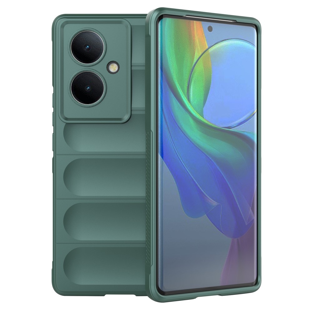 Rugg tartós zselés tok a Vivo V29 Lite 5G-hez - zöld