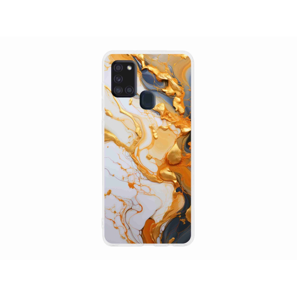 Gél borítás mmCase Samsung Galaxy A21s készülékhez - absztrakt motívum 6