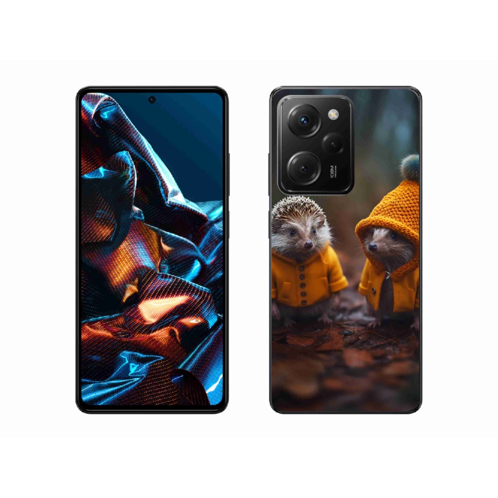 Gél borítás mmCase a Xiaomi Poco X5 Pro 5G-hez - sündisznók