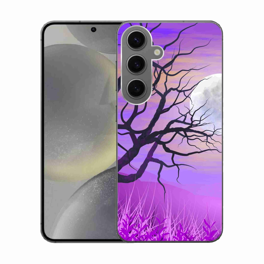 Gél tok mmCase Samsung Galaxy S24 készülékhez - rajzfilmes kidőlt fa