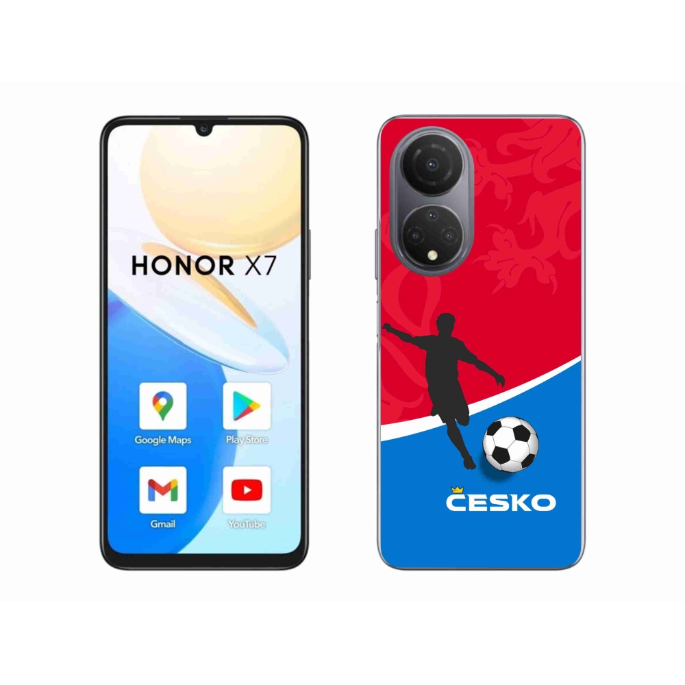 Gél borítás mmCase for Honor X7 - futball Csehország