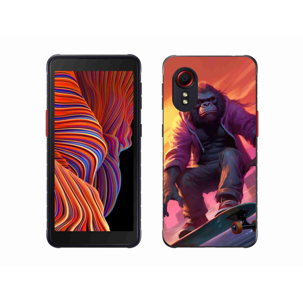 Gél borítás mmCase Samsung Galaxy Xcover 5 készülékhez - gorilla gördeszkán