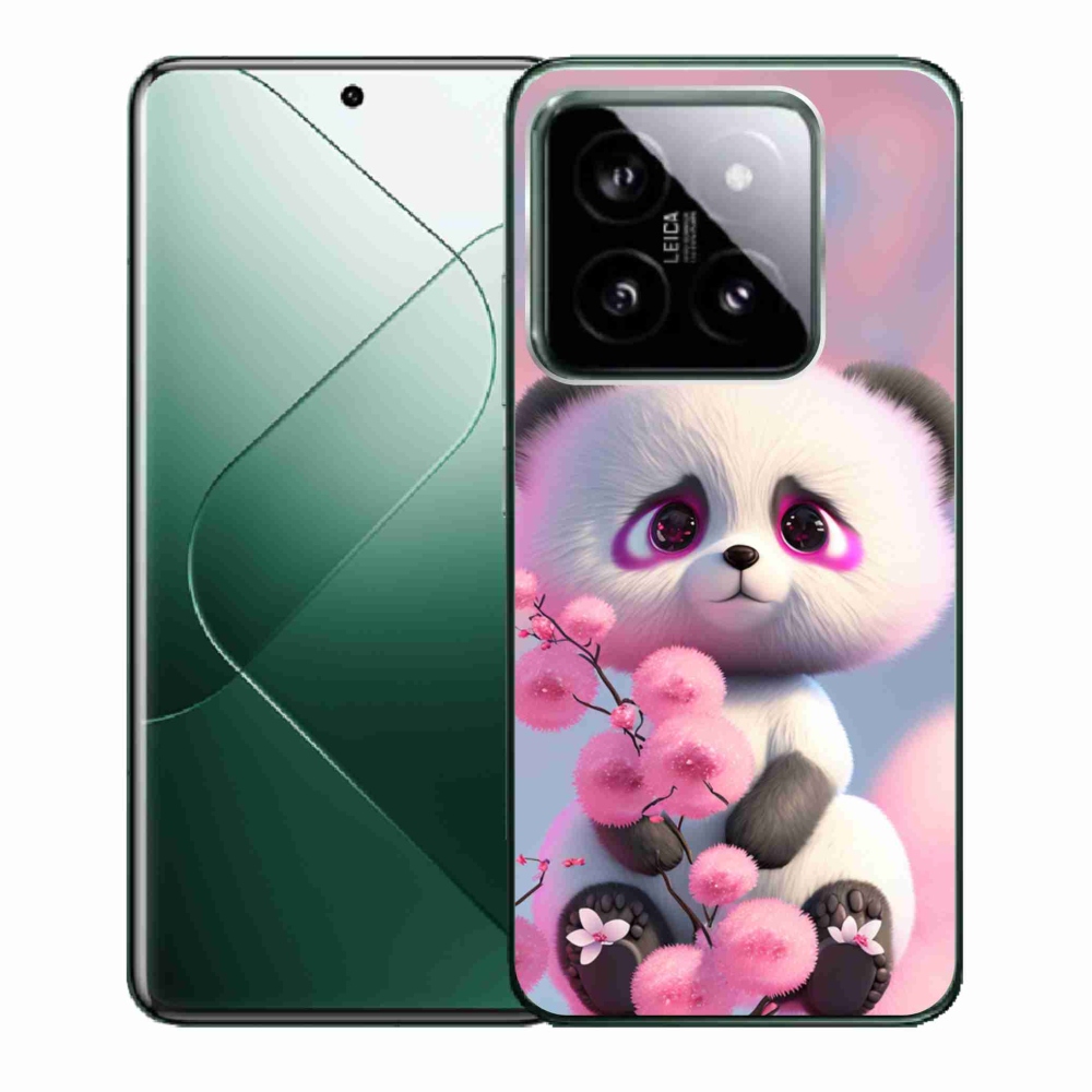 Gél borító mmCase a Xiaomi 14 - aranyos panda 1