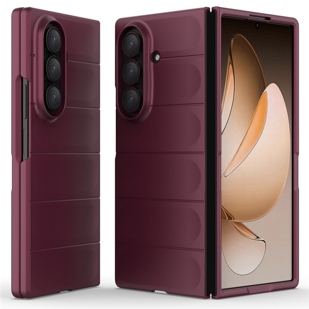Rugg tartós zselés tok Samsung Galaxy Z Fold7 5G - bordó színben