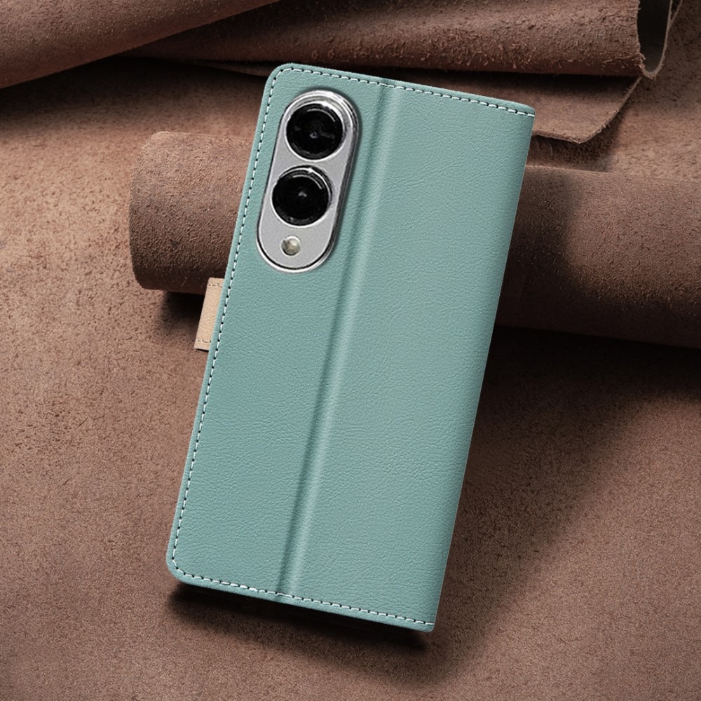 BNF DUO könyv tok Samsung Galaxy S25 Edge készülékhez - zöld