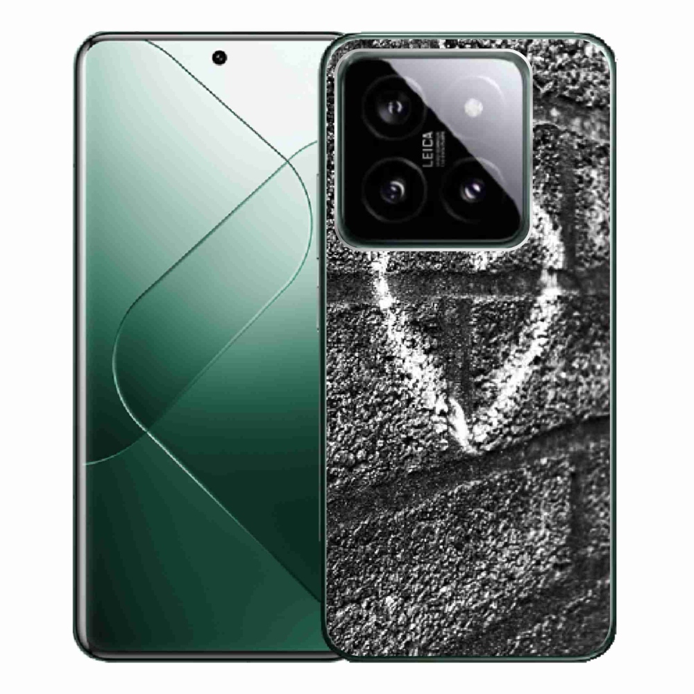 Gél borítás mmCase a Xiaomi 14 Pro-hoz - szív a falon
