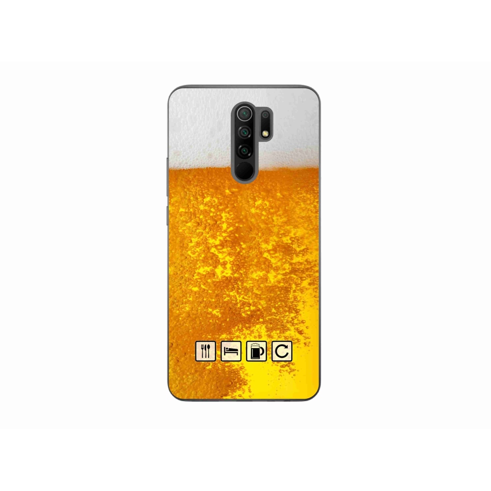 Gél borítás mmCase a Xiaomi Redmi 9-hez - sör motívum 3