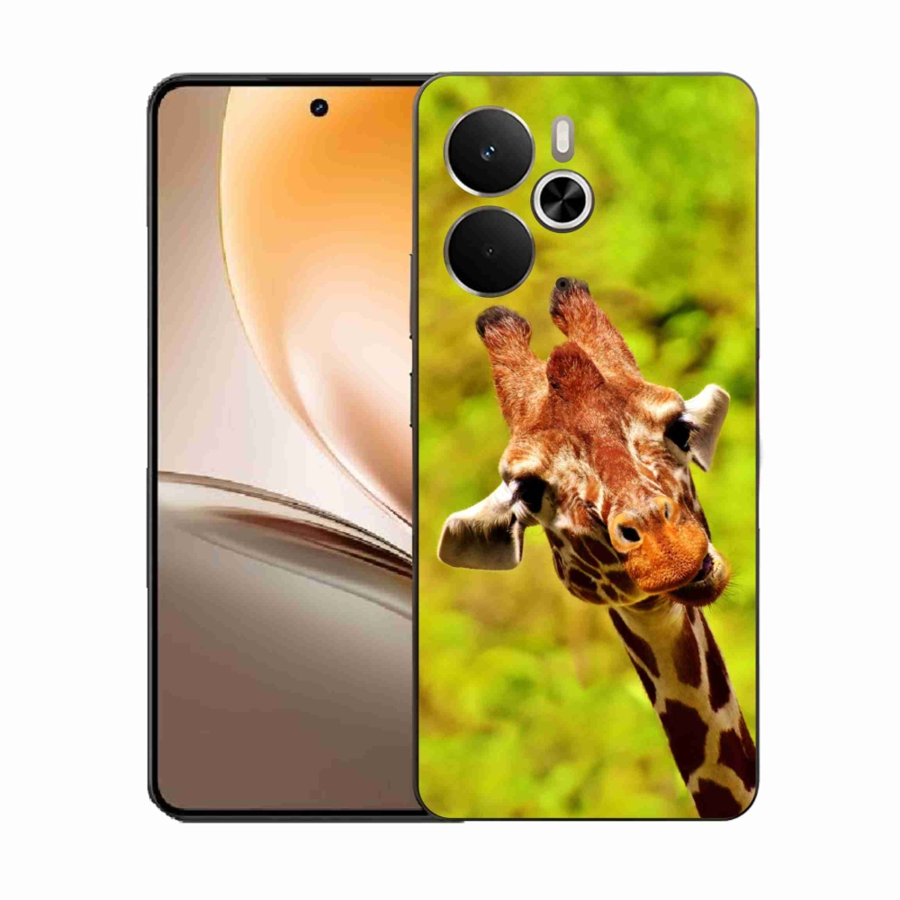 Gél borító mmCase a Realme 14 5G készülékhez - zsiráf
